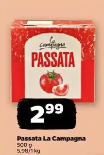 Netto Passata przecier pomidorowy La Campagna oferta