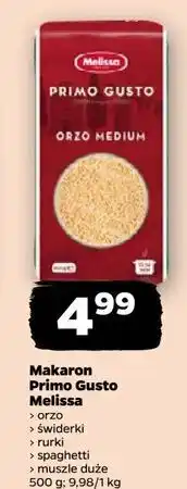 Netto Makaron muszelki duże Melissa Primo Gusto oferta