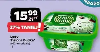 Netto Lody miętowe z płatkami czekolady Zielona Budka oferta