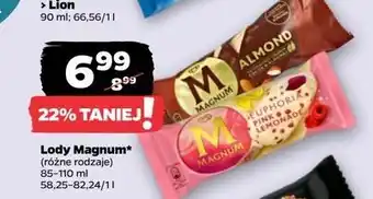 Netto Lód pink lemonade Algida Magnum oferta