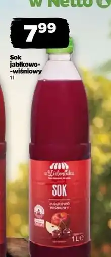 Netto Sok jabłkowo-wiśniowy Z Zieleniaka Netto oferta