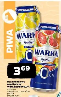 Netto Piwo Warka Radler Grapefruit-Pomarańcz 0% oferta