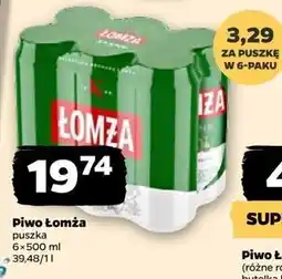 Netto Piwo Łomża Jasne (Dawniej Export) oferta