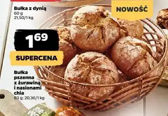 Netto Bułka pszenna żurawiną i nasionami chia oferta