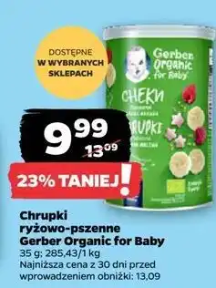 Netto Chrupki ryżowo-pszenne banan i malina Gerber Organic oferta