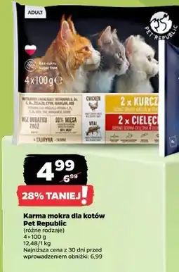 Netto Karma dla kota kurczak + cielęcina Pet Republic oferta