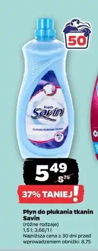 Netto Płyn do płukania fresh Savin oferta