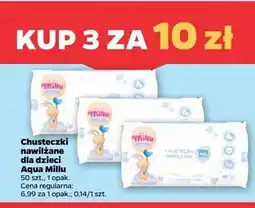 Netto Chusteczki nawilżane aqua Millu oferta