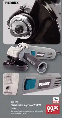 ALDI Szlifierka kątowa 750 w Ferrex oferta