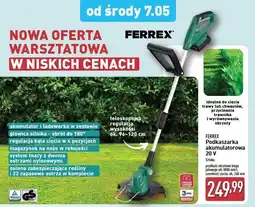 ALDI Podkaszarka do trawy 20v Ferrex oferta