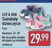 ALDI Sandały dziecięce 24-28 Lily & Dan oferta
