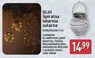 ALDI Spirala latarnia solarna Belavi oferta