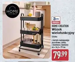 ALDI Wózek do serwowania 46 x 78.5 35 cm czarny Home Creation oferta