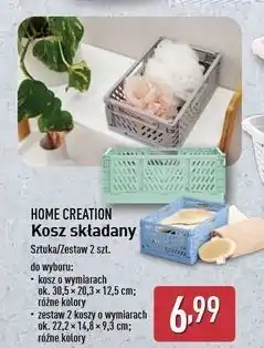 ALDI Kosz składany 22.2 x 14.7 9.3 cm Home Creation oferta