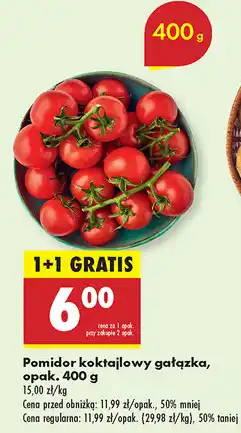 Biedronka Pomidor koktajlowy gałązka oferta