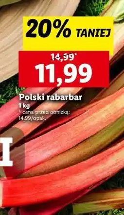 Lidl Rabarbar oferta