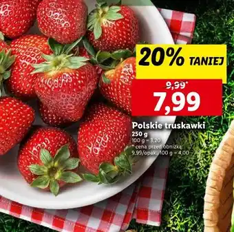 Lidl Truskawki polskie oferta