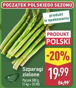 ALDI Szparagi zielone oferta