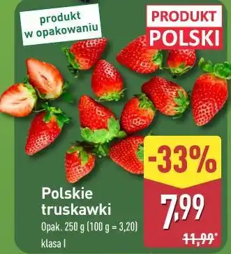 ALDI Truskawki polskie oferta