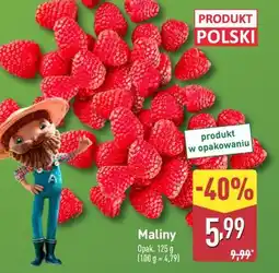 ALDI Maliny 125g oferta