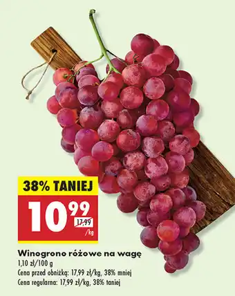 Biedronka Winogrono różowe oferta