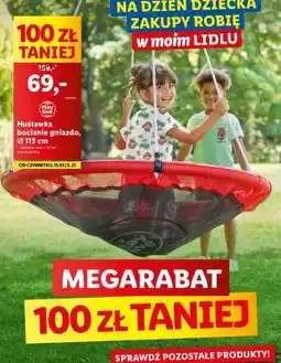 Lidl Huśtawka bocianie gniazdo oferta