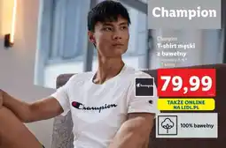 Lidl Champion T-shirt męski z bawełny oferta