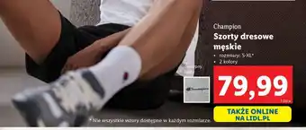 Lidl Champion Szorty dresowe męskie oferta