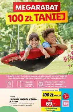 Lidl Huśtawka bocianie gniazdo oferta