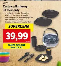 Lidl Zestaw piknikowy, 33 elementy oferta