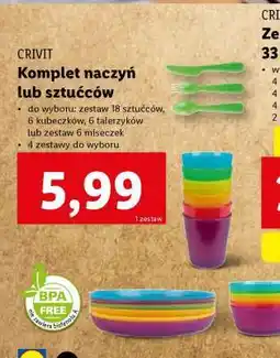 Lidl Komplet naczyń lub sztućców oferta