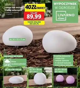 Lidl LIVARNO home Lampa lub zestaw 2 lamp solarnych oferta