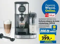 Lidl SILVERCREST KITCHEN TOOLS Kolbowy ekspres do kawy ciśnieniowy, 1470 W oferta