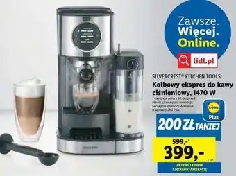 Lidl SILVERCREST KITCHEN TOOLS Kolbowy ekspres do kawy ciśnieniowy, 1470 W oferta