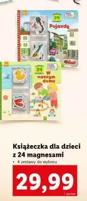 Lidl Książeczka dla dzieci z 24 magnesami oferta
