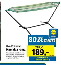 Lidl LIVARNO home Hamak z ramą oferta