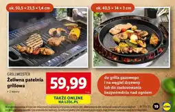Lidl Grillmeister Żeliwna patelnia grillowa oferta