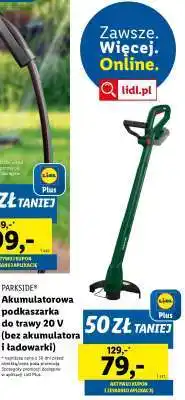 Lidl PARKSIDE Akumulatorowa podkaszarka do trawy 20 V oferta