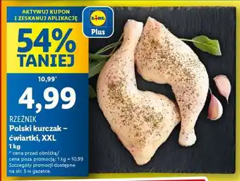 Lidl Polski kurczak - ćwiartki, XXL oferta