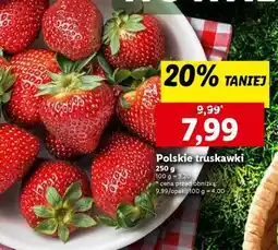 Lidl Polskie truskawki oferta