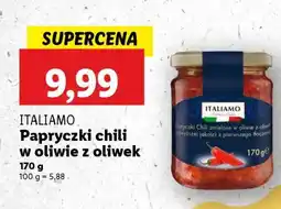 Lidl ITALIAMO Papryczki chili w oliwie z oliwek oferta