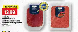 Lidl ITALIAMO Bresaola della Valtellina lub salami spianata rossa picante oferta