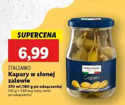 Lidl ITALIAMO Kapary w słonej zalewie oferta