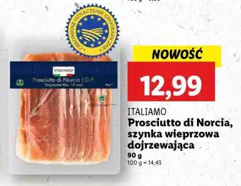 Lidl ITALIAMO Prosciutto di Norcia oferta