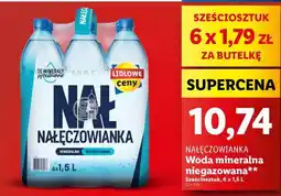 Lidl NAŁĘCZOWIANKA Woda mineralna niegazowana oferta