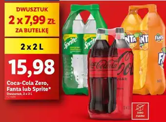 Lidl Coca-Cola Zero, Fanta lub Sprite oferta