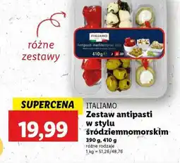 Lidl ITALIAMO Zestaw antipasti w stylu śródziemnomorskim oferta