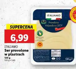 Lidl ITALIAMO Ser provolone w plastrach oferta