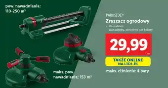 Lidl PARKSIDE Zraszacz ogrodowy oferta