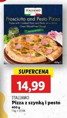 Lidl ITALIAMO Pizza z szynką i pesto oferta